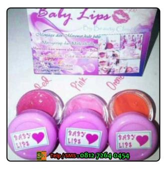 Jual Pewarna Bibir Alami dan Permanen Cream Baby Lips Asli