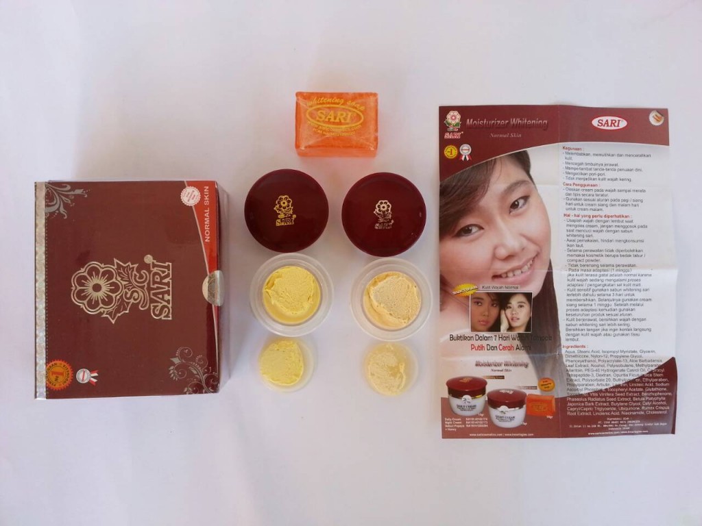 cream sari kemasan baru