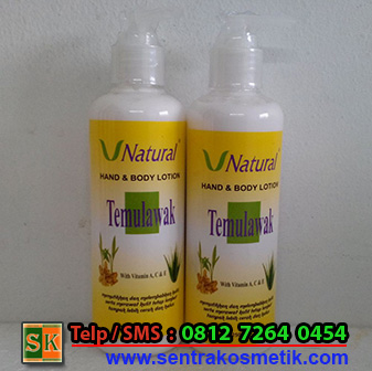 Lotion Temulawak Narutal Hand and Body Lotion